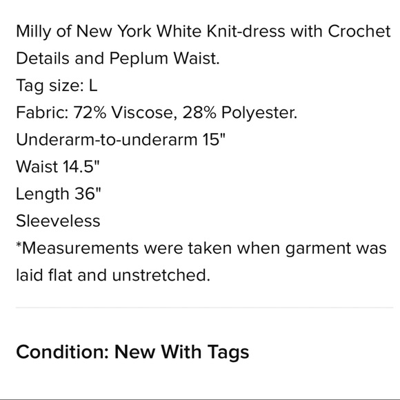 MILLY OF NEW YORK PEPLUM LISTING SOON - Picture 4 of 4